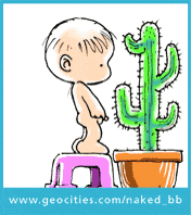 Bébé et cactus